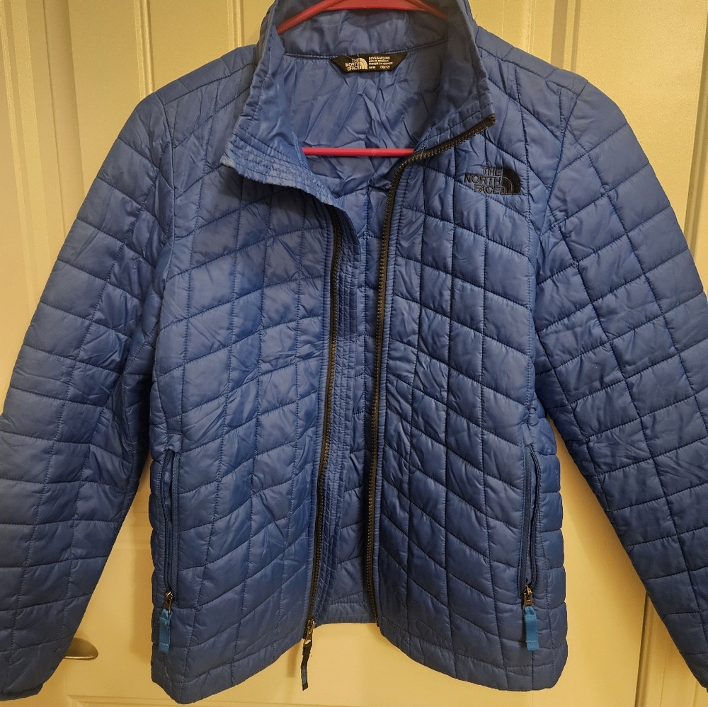 COPY - Northface Jacket.  Kids Medium. Blue lightweight. Boys.